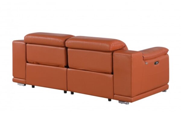 9762 DivanItalia Top Grain Italian Leather Loveseat By GU Furniture - Image 8