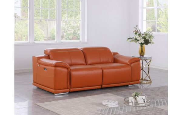 9762 DivanItalia Top Grain Italian Leather Loveseat By GU Furniture - Image 13