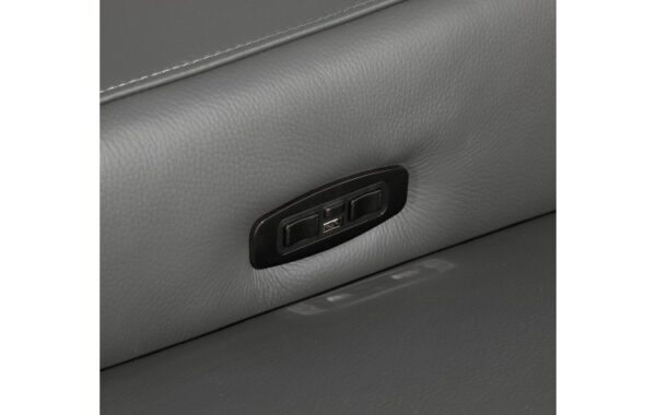 1116 DivanItalia Top Grain Italian Leather Loveseat By GU Furniture - Image 6