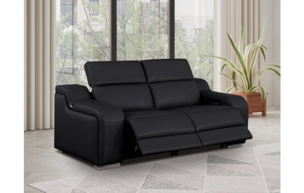 1116 DivanItalia Top Grain Italian Leather Loveseat By GU Furniture - Image 9