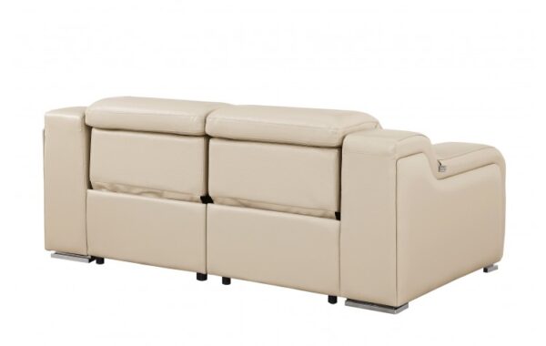 1116 DivanItalia Top Grain Italian Leather Loveseat By GU Furniture - Image 14