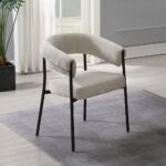 Jirina Arm Chair in Beige Chenille DN03676 By ACME