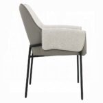 Jirina Arm Chair in Beige Chenille DN03678 By ACME - Image 3