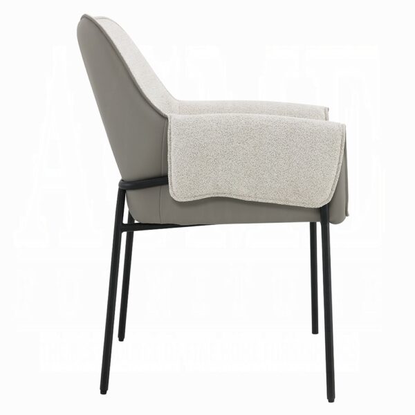 Jirina Arm Chair in Beige Chenille DN03678 By ACME - Image 3