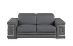 296 DivanItalia Top Grain Italian Leather Loveseat By GU Furniture