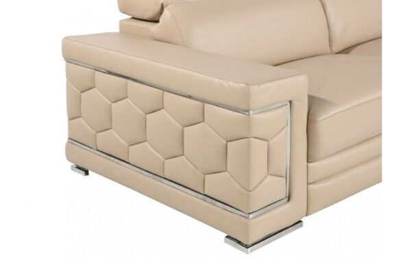 296 DivanItalia Top Grain Italian Leather Loveseat By GU Furniture - Image 8