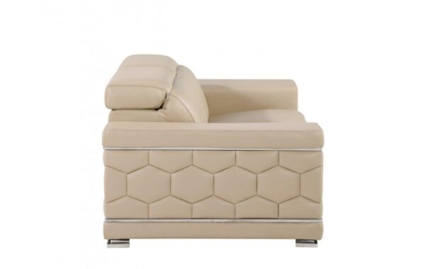 296 DivanItalia Top Grain Italian Leather Loveseat By GU Furniture - Image 9