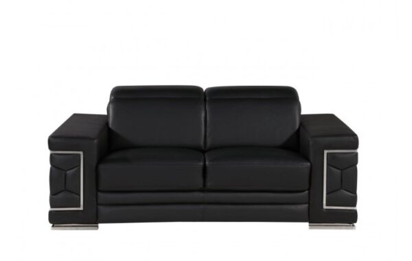 296 DivanItalia Top Grain Italian Leather Loveseat By GU Furniture - Image 14