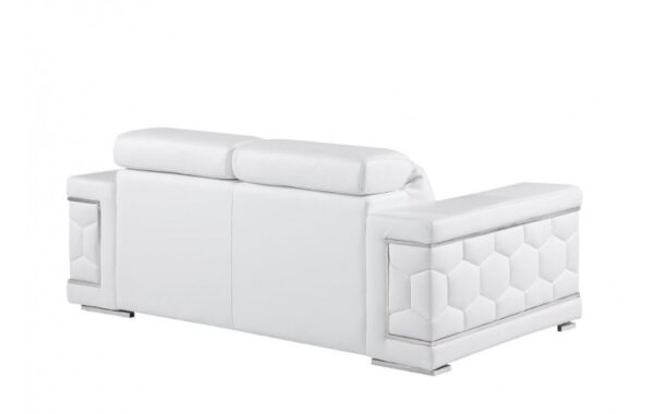 296 DivanItalia Top Grain Italian Leather Loveseat By GU Furniture - Image 20