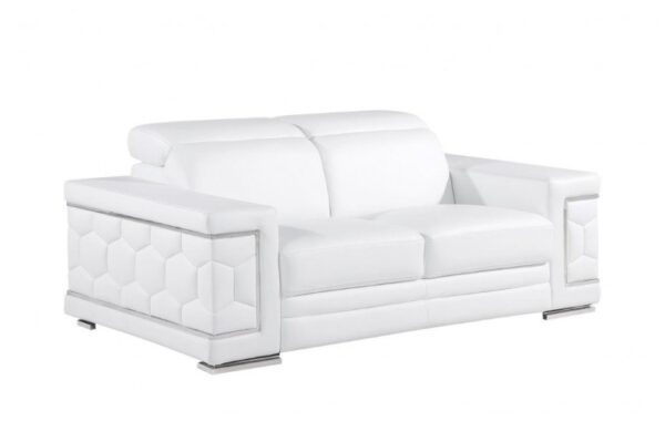 296 DivanItalia Top Grain Italian Leather Loveseat By GU Furniture - Image 23