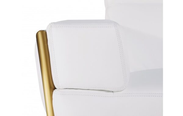 1111 DivanItalia Top Grain Italian Leather Loveseat By GU Furniture - Image 4