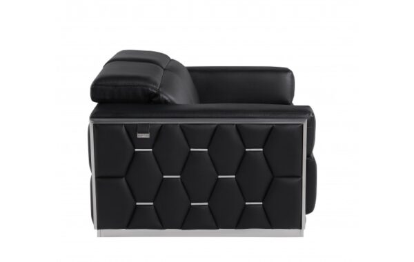 1111 DivanItalia Top Grain Italian Leather Loveseat By GU Furniture - Image 6