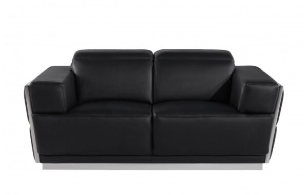 1111 DivanItalia Top Grain Italian Leather Loveseat By GU Furniture - Image 11