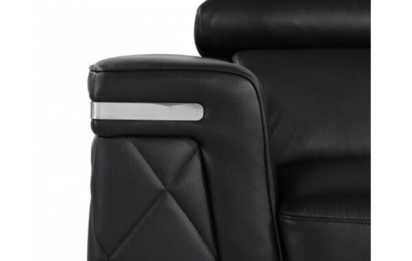 1140 DivanItalia Top Grain Italian Leather Loveseat By GU Furniture - Image 5