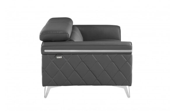 1140 DivanItalia Top Grain Italian Leather Loveseat By GU Furniture - Image 14