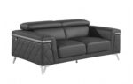 1140 DivanItalia Top Grain Italian Leather Loveseat By GU Furniture - Image 18