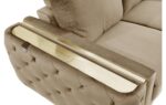 1051 Velvet Fabric DivanItalia Loveseat By GU Furniture - Image 7