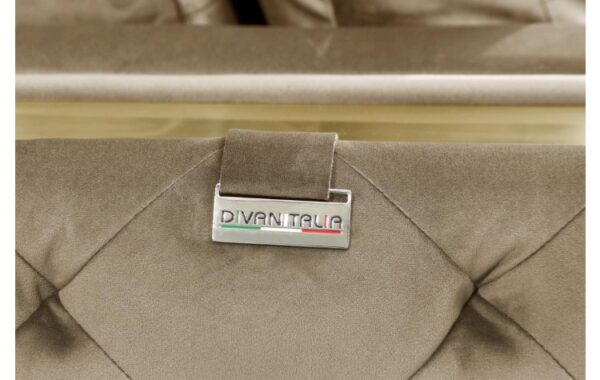 1051 Velvet Fabric DivanItalia Loveseat By GU Furniture - Image 6
