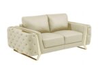 1050 Loveseat DivanItalia Top Grain Italian Leather by Gu furniture