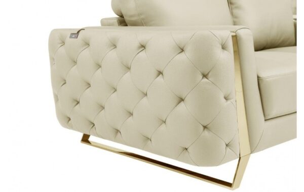 1050 Loveseat DivanItalia Top Grain Italian Leather by Gu furniture - Image 4