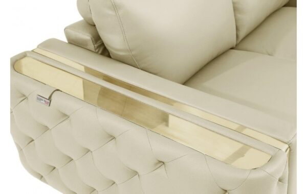 1050 Loveseat DivanItalia Top Grain Italian Leather by Gu furniture - Image 5