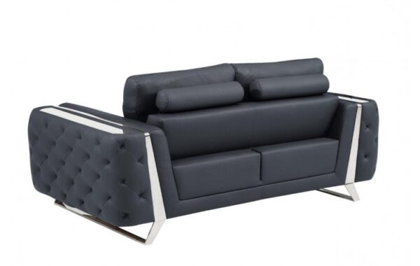 1050 Loveseat DivanItalia Top Grain Italian Leather by Gu furniture - Image 9