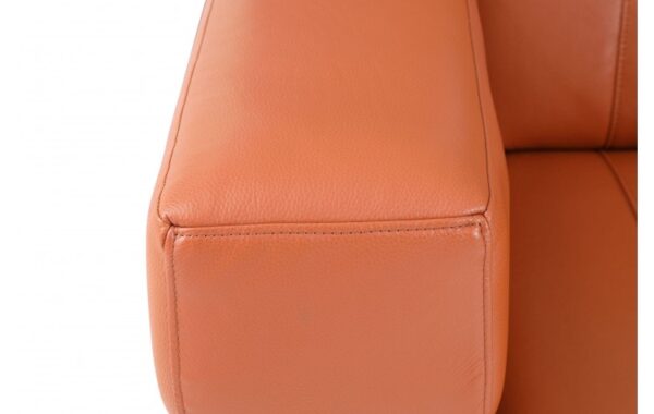 904 DivanItalia Top Grain Italian Leather Loveseat By GU Furniture - Image 6