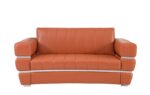 904 DivanItalia Top Grain Italian Leather Loveseat By GU Furniture - Image 9