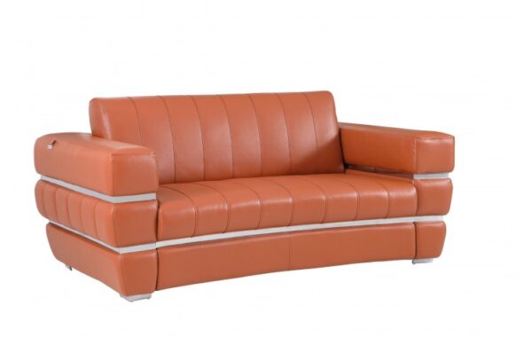 904 DivanItalia Top Grain Italian Leather Loveseat By GU Furniture - Image 14