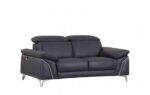 727 Loveseat DivanItalia Top Grain Italian Leather by Gu Furniture - Image 9