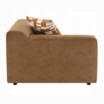 Zoey Modular - RF Arm Chair with Pillow in Chocolate Suede LV05392 By ACME - Image 3