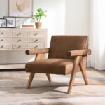 Zoey Accent Chair in Oak Finish AC03801 By ACME