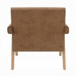 Zoey Accent Chair in Oak Finish AC03801 By ACME - Image 3