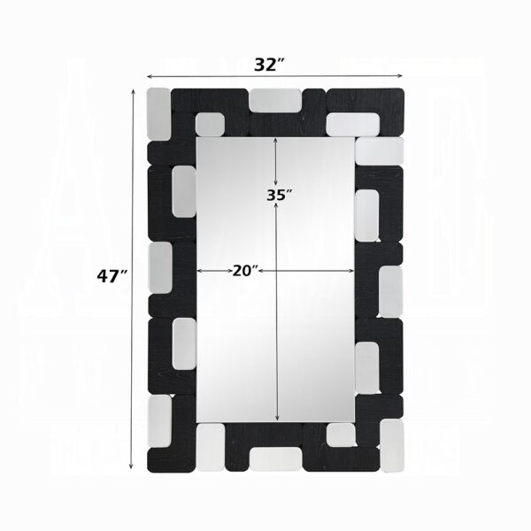 Dara Black Accent Mirror AC03094 By ACME - Image 2