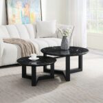 Dara Natural Marble Top Coffee Table LV03645 By ACME - Image 3