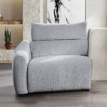 Fullar Light Gray Power Recliner LV03310 By ACME