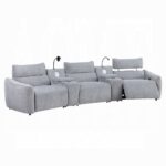 Fullar Light Gray Power Recliner LV03310 By ACME - Image 2