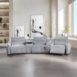 Fullar Light Gray Power Recliner LV03310 By ACME - Image 5