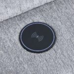 Fullar Light Gary Chenille Modular Console with Speaker & Cup Holder LV03311 By ACME - Image 5