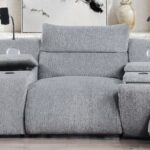 Fullar Light Gary Modular Power Motion Armless Recliner LV03312 By ACME