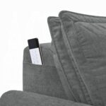 Eaden Gray Power Sectional Sofa with Sleeper LV03575 By ACME - Image 4