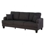 Cinderford Contemporary Dark Gray Sofa SL6936DG-SF-PK by Furniture of America - Image 2