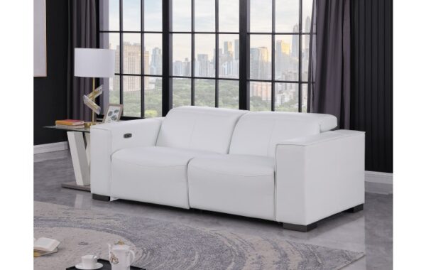 411 Loveseat DivanItalia Top Grain Italian Leather by Gu Furniture - Image 3