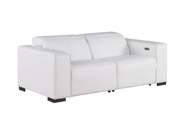 411 Loveseat DivanItalia Top Grain Italian Leather by Gu Furniture - Image 7