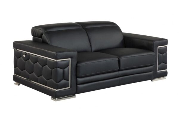 692 Loveseat DivanItalia Top Grain Italian Leather by Gu Furniture - Image 5