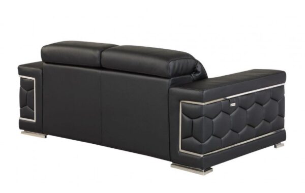 692 Loveseat DivanItalia Top Grain Italian Leather by Gu Furniture - Image 7