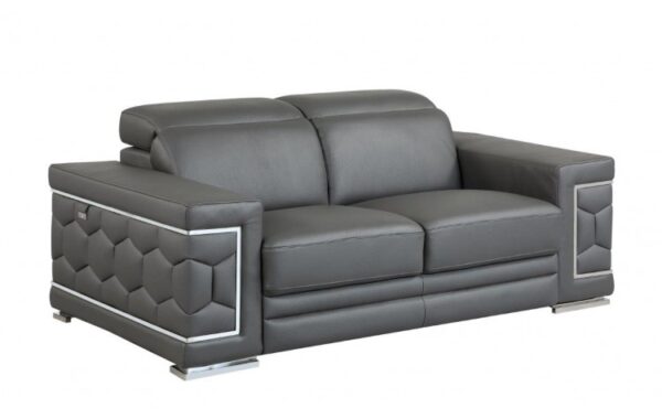 692 Loveseat DivanItalia Top Grain Italian Leather by Gu Furniture - Image 12
