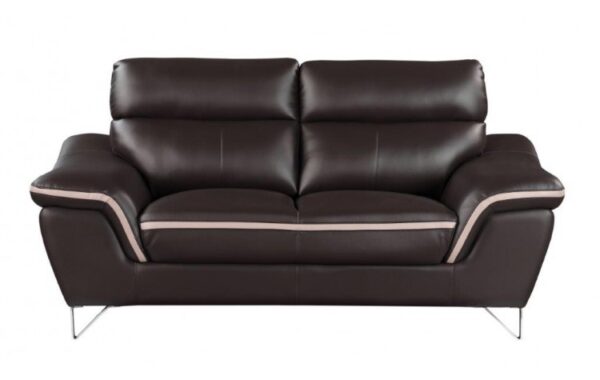 168 Loveseat DivanItalia Top Grain Italian Leather by Gu Furniture - Image 3
