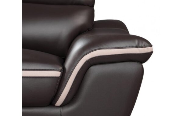 168 Loveseat DivanItalia Top Grain Italian Leather by Gu Furniture - Image 5