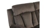 9760 Microfiber Fabric Reclining Loveseat by Gu Furniture - Image 5